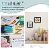 image:image2 Pack 9x12 FrontOpening Kids Artwork Frames Changeable Walnut  Magnetic Door Holds 50 Art Pieces Picture Frame Great for Kids Drawings Children Art Projects Crafts Schoolwork or HomeBlack