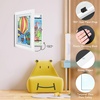 image:image2 Pack 9x12 FrontOpening Kids Artwork Frames Changeable Walnut  Magnetic Door Holds 50 Art Pieces Picture Frame Great for Kids Drawings Children Art Projects Crafts Schoolwork or HomeWhite
