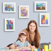 image:image2 Pack 9x12 FrontOpening Kids Artwork Frames Changeable Walnut  Magnetic Door Holds 50 Art Pieces Picture Frame Great for Kids Drawings Children Art Projects Crafts Schoolwork or HomeWhite