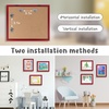 image:image2 Pack 9x12 FrontOpening Kids Artwork Frames Changeable Walnut  Magnetic Door Holds 50 Art Pieces Picture Frame Great for Kids Drawings Children Art Projects Crafts Schoolwork or HomeRed