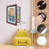 image:image2 Pack 9x12 FrontOpening Kids Artwork Frames Changeable Walnut  Magnetic Door Holds 50 Art Pieces Picture Frame Great for Kids Drawings Children Art Projects Crafts Schoolwork or HomeWalnut