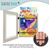 image:image2 Pack 9x12 FrontOpening Kids Artwork Frames Changeable Walnut  Magnetic Door Holds 50 Art Pieces Picture Frame Great for Kids Drawings Children Art Projects Crafts Schoolwork or HomeGrey