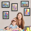image:image2 Pack 9x12 FrontOpening Kids Artwork Frames Changeable Walnut  Magnetic Door Holds 50 Art Pieces Picture Frame Great for Kids Drawings Children Art Projects Crafts Schoolwork or HomeBlack