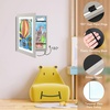 image:image2 Pack 9x12 FrontOpening Kids Artwork Frames Changeable Walnut  Magnetic Door Holds 50 Art Pieces Picture Frame Great for Kids Drawings Children Art Projects Crafts Schoolwork or HomeGrey
