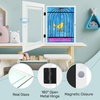 image:image2 Pack 9x12 FrontOpening Kids Artwork Frames Changeable Walnut  Magnetic Door Holds 50 Art Pieces Picture Frame Great for Kids Drawings Children Art Projects Crafts Schoolwork or HomeWhite