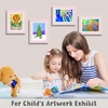 image:image2 Pack 9x12 FrontOpening Kids Artwork Frames Changeable Walnut  Magnetic Door Holds 50 Art Pieces Picture Frame Great for Kids Drawings Children Art Projects Crafts Schoolwork or HomeLight Pink