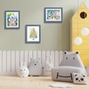 image:image2 Pack 9x12 FrontOpening Kids Artwork Frames Changeable Walnut  Magnetic Door Holds 50 Art Pieces Picture Frame Great for Kids Drawings Children Art Projects Crafts Schoolwork or HomeNavy Blue