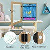 image:image2 Pack 9x12 FrontOpening Kids Artwork Frames Changeable Walnut  Magnetic Door Holds 50 Art Pieces Picture Frame Great for Kids Drawings Children Art Projects Crafts Schoolwork or HomeBrown