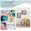 image:image2 Pack 9x12 FrontOpening Kids Artwork Frames Changeable Walnut  Magnetic Door Holds 50 Art Pieces Picture Frame Great for Kids Drawings Children Art Projects Crafts Schoolwork or HomeBlack