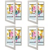 image:image2 Pack 9x12 FrontOpening Kids Artwork Frames Changeable Walnut  Magnetic Door Holds 50 Art Pieces Picture Frame Great for Kids Drawings Children Art Projects Crafts Schoolwork or HomeGrey