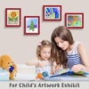 image:image2 Pack 9x12 FrontOpening Kids Artwork Frames Changeable Walnut  Magnetic Door Holds 50 Art Pieces Picture Frame Great for Kids Drawings Children Art Projects Crafts Schoolwork or HomeRed