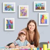 image:image2 Pack 9x12 FrontOpening Kids Artwork Frames Changeable Walnut  Magnetic Door Holds 50 Art Pieces Picture Frame Great for Kids Drawings Children Art Projects Crafts Schoolwork or HomeWhite