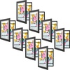 image:image2 Pack 9x12 FrontOpening Kids Artwork Frames Changeable Walnut  Magnetic Door Holds 50 Art Pieces Picture Frame Great for Kids Drawings Children Art Projects Crafts Schoolwork or HomeBlack