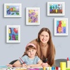 image:image2 Pack 9x12 FrontOpening Kids Artwork Frames Changeable Walnut  Magnetic Door Holds 50 Art Pieces Picture Frame Great for Kids Drawings Children Art Projects Crafts Schoolwork or HomeWhite