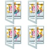 image:image2 Pack 9x12 FrontOpening Kids Artwork Frames Changeable Walnut  Magnetic Door Holds 50 Art Pieces Picture Frame Great for Kids Drawings Children Art Projects Crafts Schoolwork or HomeTeal Blue