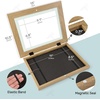 image:image2 Pack 9x12 FrontOpening Kids Artwork Frames Changeable Walnut  Magnetic Door Holds 50 Art Pieces Picture Frame Great for Kids Drawings Children Art Projects Crafts Schoolwork or HomeBrown