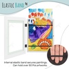 image:image2 Pack 9x12 FrontOpening Kids Artwork Frames Changeable Walnut  Magnetic Door Holds 50 Art Pieces Picture Frame Great for Kids Drawings Children Art Projects Crafts Schoolwork or HomeWhite