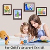 image:image2 Pack 9x12 FrontOpening Kids Artwork Frames Changeable Walnut  Magnetic Door Holds 50 Art Pieces Picture Frame Great for Kids Drawings Children Art Projects Crafts Schoolwork or HomeWalnut