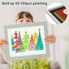 image:image2 Pack 9x12 FrontOpening Kids Artwork Frames Changeable Walnut  Magnetic Door Holds 50 Art Pieces Picture Frame Great for Kids Drawings Children Art Projects Crafts Schoolwork or HomeGrey