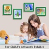image:image2 Pack 9x12 FrontOpening Kids Artwork Frames Changeable Walnut  Magnetic Door Holds 50 Art Pieces Picture Frame Great for Kids Drawings Children Art Projects Crafts Schoolwork or HomeGreen