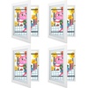 image:image2 Pack 9x12 FrontOpening Kids Artwork Frames Changeable Walnut  Magnetic Door Holds 50 Art Pieces Picture Frame Great for Kids Drawings Children Art Projects Crafts Schoolwork or HomeWhite