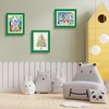 image:image2 Pack 9x12 FrontOpening Kids Artwork Frames Changeable Walnut  Magnetic Door Holds 50 Art Pieces Picture Frame Great for Kids Drawings Children Art Projects Crafts Schoolwork or HomeGreen