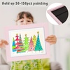 image:image2 Pack 9x12 FrontOpening Kids Artwork Frames Changeable Walnut  Magnetic Door Holds 50 Art Pieces Picture Frame Great for Kids Drawings Children Art Projects Crafts Schoolwork or HomeLight Pink