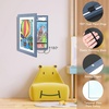 image:image2 Pack 9x12 FrontOpening Kids Artwork Frames Changeable Walnut  Magnetic Door Holds 50 Art Pieces Picture Frame Great for Kids Drawings Children Art Projects Crafts Schoolwork or HomeNavy Blue