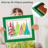 image:image2 Pack 9x12 FrontOpening Kids Artwork Frames Changeable Walnut  Magnetic Door Holds 50 Art Pieces Picture Frame Great for Kids Drawings Children Art Projects Crafts Schoolwork or HomeGreen