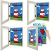 image:image2 Pack 9x12 FrontOpening Kids Artwork Frames Changeable Walnut  Magnetic Door Holds 50 Art Pieces Picture Frame Great for Kids Drawings Children Art Projects Crafts Schoolwork or HomeGrey