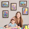 image:image2 Pack 9x12 FrontOpening Kids Artwork Frames Changeable Walnut  Magnetic Door Holds 50 Art Pieces Picture Frame Great for Kids Drawings Children Art Projects Crafts Schoolwork or HomeWalnut