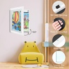 image:image2 Pack 9x12 FrontOpening Kids Artwork Frames Changeable Walnut  Magnetic Door Holds 50 Art Pieces Picture Frame Great for Kids Drawings Children Art Projects Crafts Schoolwork or HomeWhite