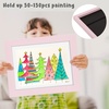 image:image2 Pack 9x12 FrontOpening Kids Artwork Frames Changeable Walnut  Magnetic Door Holds 50 Art Pieces Picture Frame Great for Kids Drawings Children Art Projects Crafts Schoolwork or HomeLight Pink