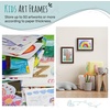 image:image2 Pack 9x12 FrontOpening Kids Artwork Frames Changeable Walnut  Magnetic Door Holds 50 Art Pieces Picture Frame Great for Kids Drawings Children Art Projects Crafts Schoolwork or HomeWalnut