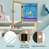 image:image2 Pack 9x12 FrontOpening Kids Artwork Frames Changeable Walnut  Magnetic Door Holds 50 Art Pieces Picture Frame Great for Kids Drawings Children Art Projects Crafts Schoolwork or HomeBrown