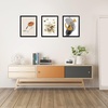 image:imageGolden State Art 12x12 Picture Frame  Ivory Mat for 8x8 Photos  White Wood Grain Style  Wall Display  Great for Weddings Photos Anniversary Photos Memories PaintingBlack