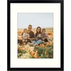 image:imageGolden State Art 12x12 Picture Frame  Ivory Mat for 8x8 Photos  White Wood Grain Style  Wall Display  Great for Weddings Photos Anniversary Photos Memories PaintingBlack