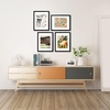 image:imageGolden State Art 12x12 Picture Frame  Ivory Mat for 8x8 Photos  White Wood Grain Style  Wall Display  Great for Weddings Photos Anniversary Photos Memories PaintingBlack