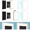 image:imageGolden State Art 12x12 Picture Frame  Ivory Mat for 8x8 Photos  White Wood Grain Style  Wall Display  Great for Weddings Photos Anniversary Photos Memories PaintingWhite