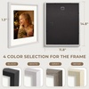 image:imageGolden State Art 12x12 Picture Frame  Ivory Mat for 8x8 Photos  White Wood Grain Style  Wall Display  Great for Weddings Photos Anniversary Photos Memories PaintingWhite