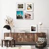 image:imageGolden State Art 12x12 Picture Frame  Ivory Mat for 8x8 Photos  White Wood Grain Style  Wall Display  Great for Weddings Photos Anniversary Photos Memories PaintingWhite