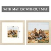image:imageGolden State Art 12x12 Picture Frame  Ivory Mat for 8x8 Photos  White Wood Grain Style  Wall Display  Great for Weddings Photos Anniversary Photos Memories PaintingBeige