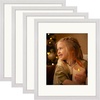 image:imageGolden State Art 12x12 Picture Frame  Ivory Mat for 8x8 Photos  White Wood Grain Style  Wall Display  Great for Weddings Photos Anniversary Photos Memories PaintingWhite