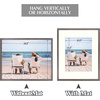 image:imageGolden State Art 12x12 Picture Frame  Ivory Mat for 8x8 Photos  White Wood Grain Style  Wall Display  Great for Weddings Photos Anniversary Photos Memories PaintingGray