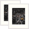 image:imageGolden State Art 12x12 Picture Frame  Ivory Mat for 8x8 Photos  White Wood Grain Style  Wall Display  Great for Weddings Photos Anniversary Photos Memories PaintingWhite