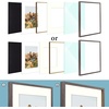 image:imageGolden State Art 12x12 Picture Frame  Ivory Mat for 8x8 Photos  White Wood Grain Style  Wall Display  Great for Weddings Photos Anniversary Photos Memories PaintingGray