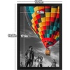image:imageGolden State Art 12x18 Poster Frame Horizontal and Vertical Wall Display with Plexiglass Black Set of 1Black