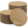 image:imageGolden State Art 25 Pack 3 Inch Round Corrugated Cardboard Sheets Brown  2mm Thick Flat Packaging Cardboard Pads Circle Paper Sheets For Kids DIY Crafts For Wedding Christmas Festival DecorBrown
