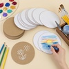 image:imageGolden State Art 25 Pack 3 Inch Round Corrugated Cardboard Sheets Brown  2mm Thick Flat Packaging Cardboard Pads Circle Paper Sheets For Kids DIY Crafts For Wedding Christmas Festival DecorBrown