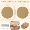 image:imageGolden State Art 25 Pack 3 Inch Round Corrugated Cardboard Sheets Brown  2mm Thick Flat Packaging Cardboard Pads Circle Paper Sheets For Kids DIY Crafts For Wedding Christmas Festival DecorBrown
